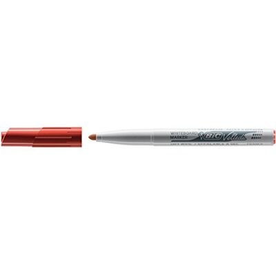 BIC Velleda 1741 Caja de 12 unidades, marcadores de pizarra punta media, color rojo BIC Velleda 1741 Caja de 12 unidades, marcadores de pizarra punta media, color rojo