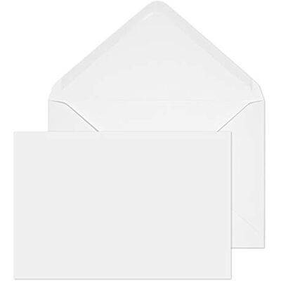 Blake Everyday sobres C6 (11.4 x 16.2cm) 1000 unidades 100 sobres blancos con goma para papelería y manualidades modelo Blake Everyday sobres C6 (11.4 x 16.2cm) 1000 unidades 100 sobres blancos con goma para papelería y manualidades modelo