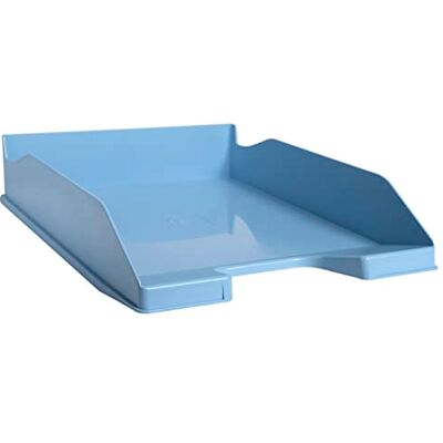 Exacompta Ref. 113209D Juego de 6 bandejas Combo Midi Bee Blue para Documentos Formato A4+ Dimensiones 34,6 x 25,5 x 6,5 cm Color Azul Claro Exacompta Ref. 113209D Juego de 6 bandejas Combo Midi Bee Blue para Documentos Formato A4+ Dimensiones 34,6 x 25,5 x 6,5 cm Color Azul Claro