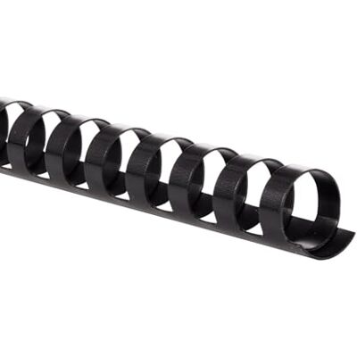 Mead CombBind Espinas/espirales/peines, 3/4 pulgadas, capacidad para 150 hojas, negro, paquete de 125 Mead CombBind Espinas/espirales/peines, 3/4 pulgadas, capacidad para 150 hojas, negro, paquete de 125