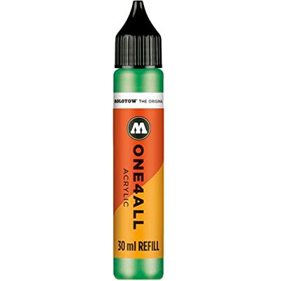 Molotow ONE4ALL Recambio de tinta acrílica (30 ml), color verde metálico 226 Molotow ONE4ALL Recambio de tinta acrílica (30 ml), color verde metálico 226