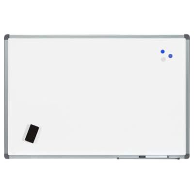 Rocada Pizarra Blanca Magnética 90 x 60 cm Marco de Aluminio Borrado en Seco Pizarra de Pared para Oficina, Presentaciones y Aula Rocada Pizarra Blanca Magnética 90 x 60 cm Marco de Aluminio Borrado en Seco Pizarra de Pared para Oficina, Presentaciones y Aula