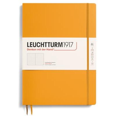 LEUCHTTURM1917 Libreta Master Slim (A4+) 225 x 315 mm, Tapa Dura, 123 páginas numeradas, Rising Sun, Puntos LEUCHTTURM1917 Libreta Master Slim (A4+) 225 x 315 mm, Tapa Dura, 123 páginas numeradas, Rising Sun, Puntos