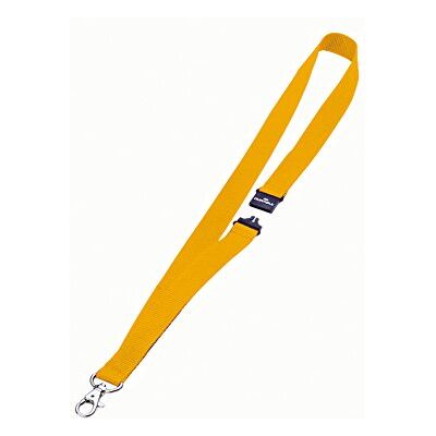 Durable Cinta textil (20 mm, con cierre de seguridad, 44 x 20 mm) Paquete de 10 piezas, amarillo Durable Cinta textil (20 mm, con cierre de seguridad, 44 x 20 mm) Paquete de 10 piezas, amarillo