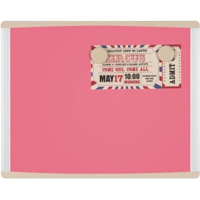 Bi-Office Pizarra magnética Inka Fuchsia, 355 x 280 mm, Superficie de Acero Lacado, Marco de aluminio y plástico beige Bi-Office Pizarra magnética Inka Fuchsia, 355 x 280 mm, Superficie de Acero Lacado, Marco de aluminio y plástico beige
