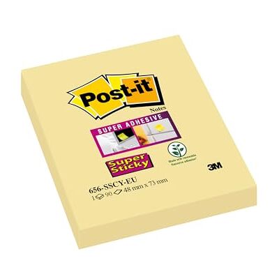 Post-It Notas Super Sticky Canary Yellow, 12 blocs 47,6 x 73 mm Post-It Notas Super Sticky Canary Yellow, 12 blocs 47,6 x 73 mm