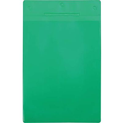 Djois made by Tarifold - Pack 10 Porta-documentos magnéticos de señalizacion A5 Vertical para estanterías, contenedores Bolsas Magnéticas- color Verde Djois made by Tarifold - Pack 10 Porta-documentos magnéticos de señalizacion A5 Vertical para estanterías, contenedores Bolsas Magnéticas- color Verde
