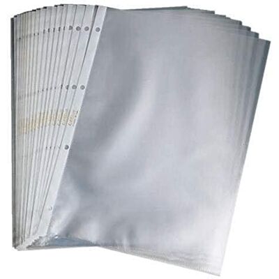 Rexel Fundas multitaladro apertura superior económicas Carpeta (A6, color transparente, pack de 50 unidades) Rexel Fundas multitaladro apertura superior económicas Carpeta (A6, color transparente, pack de 50 unidades)