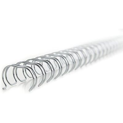 GBC Lomo metálico WireBind 34 anillos, paso 3:1, tamaño A4, paquete de 250 unidades, blanco, GBC Lomo metálico WireBind 34 anillos, paso 3:1, tamaño A4, paquete de 250 unidades, blanco,