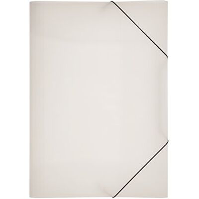 Pagna Lucy Colours Carpeta con goma, fabricada en polipropileno, 3 lengüetas, A3, transparete Pagna Lucy Colours Carpeta con goma, fabricada en polipropileno, 3 lengüetas, A3, transparete
