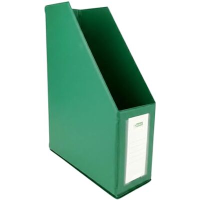 D.RECT Revistero A4 90 mm Plegable de PVC para Documentos Catalogos Carpetas con Portaetiqueta y Orificio de Agarre, Verde D.RECT Revistero A4 90 mm Plegable de PVC para Documentos Catalogos Carpetas con Portaetiqueta y Orificio de Agarre, Verde