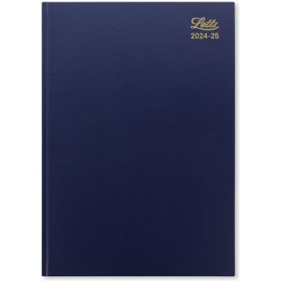 Letts of London Agenda académica 2024/2025 con vista semanal, tamaño A4, color azul Letts of London Agenda académica 2024/2025 con vista semanal, tamaño A4, color azul