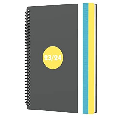 Collins Debden Delta Agenda académica 2023-24 A5 con vista semanal a mitad de año para escuela, universidad o universidad, agosto de 2023 a agosto de 2024, color amarillo Collins Debden Delta Agenda académica 2023-24 A5 con vista semanal a mitad de año para escuela, universidad o universidad, agosto de 2023 a agosto de 2024, color amarillo