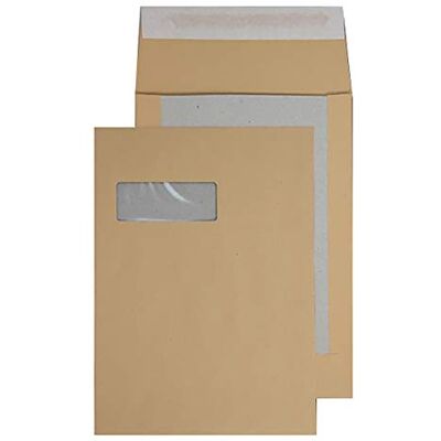 Blake Everyday sobres de cartón rígido C4 (32.4 x 22.9cm) 125 unidades 120 g/m² sobres con respaldo rígido con ventana para documentos y certificados papeleria modelo Blake Everyday sobres de cartón rígido C4 (32.4 x 22.9cm) 125 unidades 120 g/m² sobres con respaldo rígido con ventana para documentos y certificados papeleria modelo