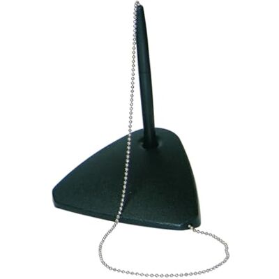 Wedo Soporte para bolígrafo con cadena, negro Wedo Soporte para bolígrafo con cadena, negro