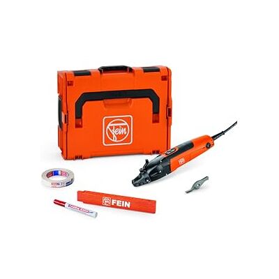 Fein BSS 1.6 CE Set Tijeras ranuradas (hasta 1,6 mm, cuchilla curva, marcador permanente, cinta de pintor, barra de metro) Fein BSS 1.6 CE Set Tijeras ranuradas (hasta 1,6 mm, cuchilla curva, marcador permanente, cinta de pintor, barra de metro)