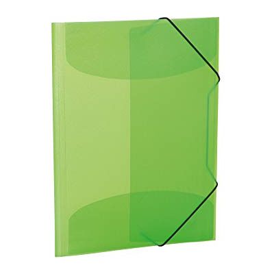 HERMA Carpeta de dibujo Translúcido en Verde claro, A3, plástico resistente, con 3 solapas interiores, carpeta de 1 palmo HERMA Carpeta de dibujo Translúcido en Verde claro, A3, plástico resistente, con 3 solapas interiores, carpeta de 1 palmo