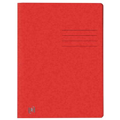 Oxford 400116200 Top File Carpetas de encuadernación (25 unidades, 390 g, extrafuertes), color rojo DIN A4 Oxford 400116200 Top File Carpetas de encuadernación (25 unidades, 390 g, extrafuertes), color rojo DIN A4