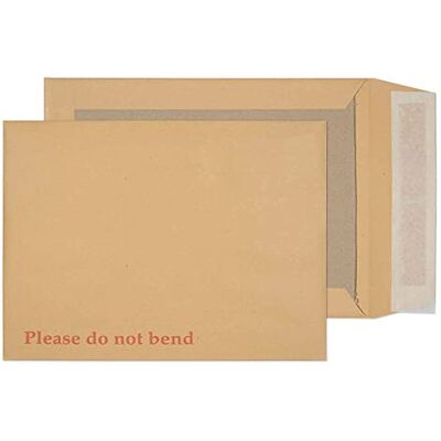 Blake Everyday sobres de cartón rígido (24.1 x 17.8cm) 125 unidades 120 g/m² "Do Not Bend" en inglés sobres con respaldo 9.5 x 7" para documentos y certificados papeleria modelo Blake Everyday sobres de cartón rígido (24.1 x 17.8cm) 125 unidades 120 g/m² "Do Not Bend" en inglés sobres con respaldo 9.5 x 7" para documentos y certificados papeleria modelo