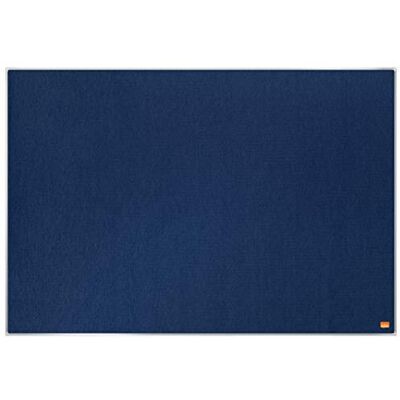 Nobo Tablero de Anuncios de Fieltro, 900 x 600mm, Marco Fino, Sistema de Instalación InvisaMount, Impression Pro, Azul, Nobo Tablero de Anuncios de Fieltro, 900 x 600mm, Marco Fino, Sistema de Instalación InvisaMount, Impression Pro, Azul,