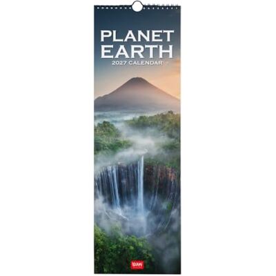 Legami Calendario 2027 Pared, Planet Earth, calendario de pared pequeño, 12 meses y agenda anual, en 6 idiomas, espacio para notas, signos del zodiaco, fiestas internacionales, 16 x 49 cm Legami Calendario 2027 Pared, Planet Earth, calendario de pared pequeño, 12 meses y agenda anual, en 6 idiomas, espacio para notas, signos del zodiaco, fiestas internacionales, 16 x 49 cm