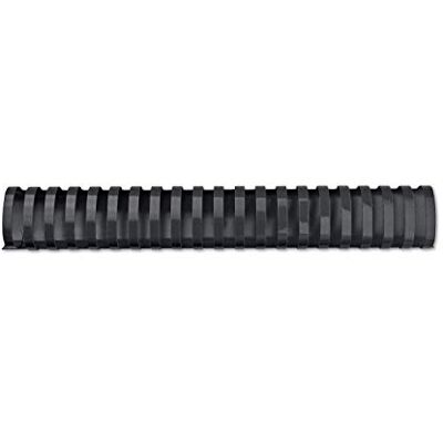 GBC Canutillo plástico DIN A4 21 anillas 38 mm ovalados (caja 50) color negro GBC Canutillo plástico DIN A4 21 anillas 38 mm ovalados (caja 50) color negro