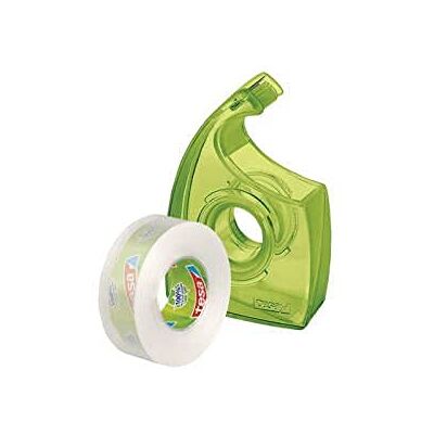 tesa film CLEAR RECYCLED cinta adhesiva transparente, plástico 100% reciclado, 33 m x 19 mm + dispensador manual tesa film CLEAR RECYCLED cinta adhesiva transparente, plástico 100% reciclado, 33 m x 19 mm + dispensador manual