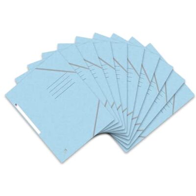 Oxford Top File Carpeta de cartón (tamaño A4, 10 unidades), color azul pastel Oxford Top File Carpeta de cartón (tamaño A4, 10 unidades), color azul pastel