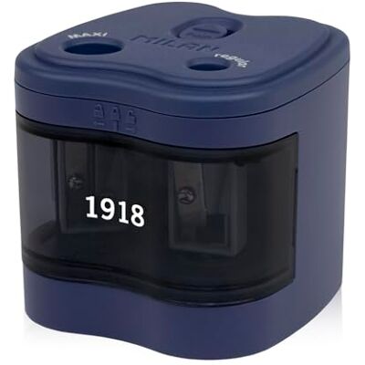 MILAN ® Blíster sacapuntas eléctrico MAXI-REGULAR (pilas incluidas) serie 1918, azul marino MILAN ® Blíster sacapuntas eléctrico MAXI-REGULAR (pilas incluidas) serie 1918, azul marino