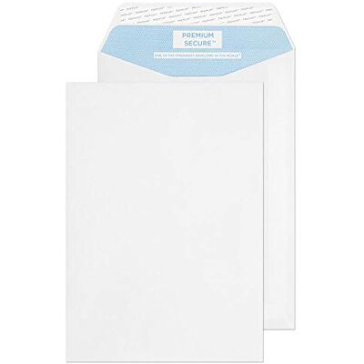 Blake Secure sobres C5 (22.9 x 16.2cm) 125 unidades impermeable papel de 125 GSM certifcado FSC sobres resistentes a desgarros resistentes al agua modelo Blake Secure sobres C5 (22.9 x 16.2cm) 125 unidades impermeable papel de 125 GSM certifcado FSC sobres resistentes a desgarros resistentes al agua modelo