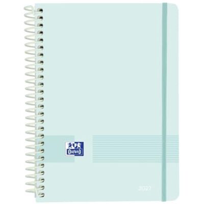Oxford Live & Go Agenda Anual 2027, Semana Vista, A5, Tapa Plástico Espiral, Español, Color Azul Pastel Oxford Live & Go Agenda Anual 2027, Semana Vista, A5, Tapa Plástico Espiral, Español, Color Azul Pastel