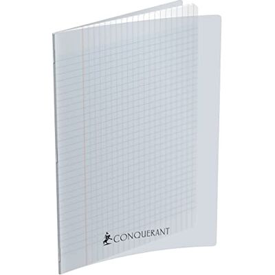Conquerant Conquérant Cuaderno A4 grandes azulejos Seyès 192 páginas grapadas, cubierta Polypro incoloro Conquerant Conquérant Cuaderno A4 grandes azulejos Seyès 192 páginas grapadas, cubierta Polypro incoloro