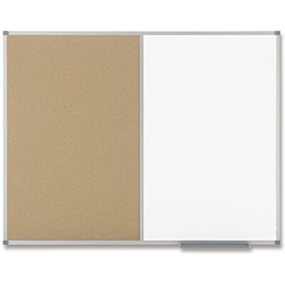 Nobo Classic Pizarra combinada de superficie magnética y corcho (1200 x 900 mm), blanco Nobo Classic Pizarra combinada de superficie magnética y corcho (1200 x 900 mm), blanco