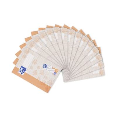 Oxford Cuaderno escolar de reciclaje A5, lineado 3, 16 hojas, 15 unidades Oxford Cuaderno escolar de reciclaje A5, lineado 3, 16 hojas, 15 unidades