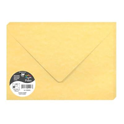 Clairefontaine Paquete de 20 Sobres Engomados Formato C5 16,2x22,9cm 120g/m² Color Marmoleado Gamuza Invitaciones a Eventos y Correspondencia Gama Pollen Papel Premium Clairefontaine Paquete de 20 Sobres Engomados Formato C5 16,2x22,9cm 120g/m² Color Marmoleado Gamuza Invitaciones a Eventos y Correspondencia Gama Pollen Papel Premium