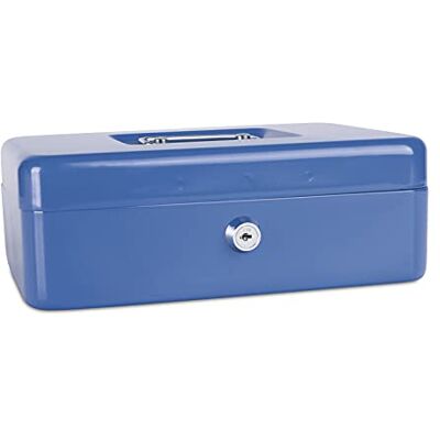 DONAU Danubio 5233001pl de 10 Dinero láser, grande, 250 x 90 x 180 mm, color azul DONAU Danubio 5233001pl de 10 Dinero láser, grande, 250 x 90 x 180 mm, color azul