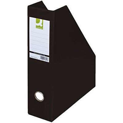 Q-Connect Revistero (A4, 76 mm), color negro Q-Connect Revistero (A4, 76 mm), color negro