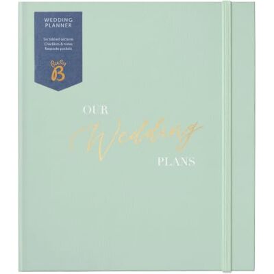 Busy B Wedding Planner – Wedding Organiser – Sage & Gold Vegan Leather Cover – Planning Sections, Checklists, Notes, Inspiration Pages, Tabbed Dividers & Storage Pocket Busy B Wedding Planner – Wedding Organiser – Sage & Gold Vegan Leather Cover – Planning Sections, Checklists, Notes, Inspiration Pages, Tabbed Dividers & Storage Pocket