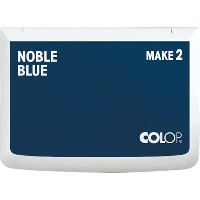 COLOP Tampón de tinta MAKE 2 Noble Blue 70 x 110 mm, cojín para sellos de mano tradicionales COLOP Tampón de tinta MAKE 2 Noble Blue 70 x 110 mm, cojín para sellos de mano tradicionales