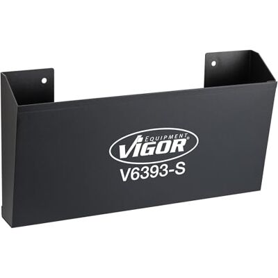 Vigor Portadocumentos pequeño , 340 x 70 x 156 mm, para todos los carros de taller , para guardar portapapeles y bolsas de pedidos, profundidad de estante 43 mm Vigor Portadocumentos pequeño , 340 x 70 x 156 mm, para todos los carros de taller , para guardar portapapeles y bolsas de pedidos, profundidad de estante 43 mm