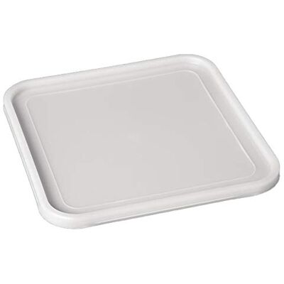 NISBETS Tapa para contenedor de helados, 8 mm de altura, 235 mm de ancho, 235 mm de largo, 40 unidades NISBETS Tapa para contenedor de helados, 8 mm de altura, 235 mm de ancho, 235 mm de largo, 40 unidades