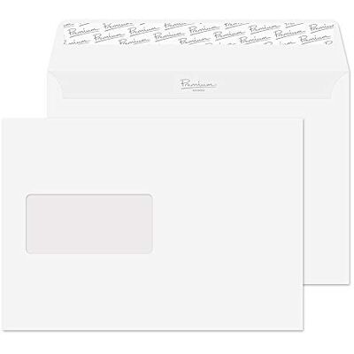 Blake Premium Business sobres C5 con ventana (16.2 x 22.9 cm) 500 unidades papel de 120gr certifcado FSC sobres con tira autoadhesiva de oficina/comerciales modelo Blake Premium Business sobres C5 con ventana (16.2 x 22.9 cm) 500 unidades papel de 120gr certifcado FSC sobres con tira autoadhesiva de oficina/comerciales modelo