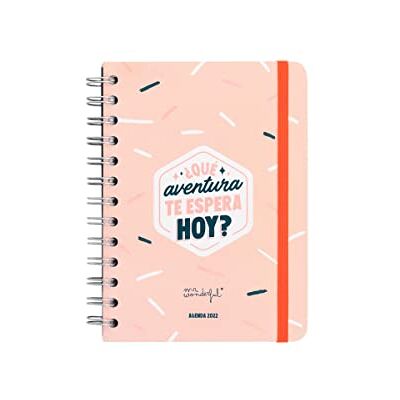 Mr. Wonderful Agenda pequeña clásica 2022 Semanal ¿Qué aventura te espera hoy?, Multicolor, Mr. Wonderful Agenda pequeña clásica 2022 Semanal ¿Qué aventura te espera hoy?, Multicolor,