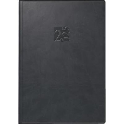 rido/idé Agenda de Libro Modelo studioplan INT. (2025), 2 páginas = 1 Semana, 168 × 240 mm, 160 páginas, Cubierta de Piel sintética, Color Negro rido/idé Agenda de Libro Modelo studioplan INT. (2025), 2 páginas = 1 Semana, 168 × 240 mm, 160 páginas, Cubierta de Piel sintética, Color Negro