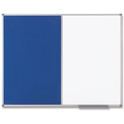 Nobo Tablero Classic combinado Pizarra magnética + fieltro 1200x900 mm color azul Nobo Tablero Classic combinado Pizarra magnética + fieltro 1200x900 mm color azul