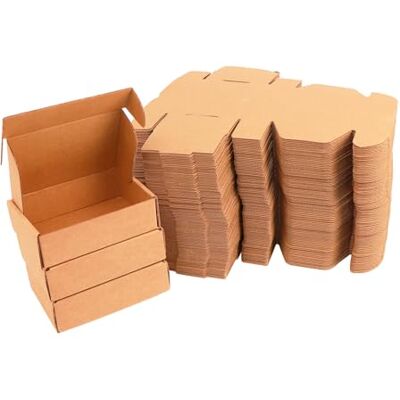INNSPIRO Pack de 100 cajas de cartón Kraft Automontables medida Ext.137x92x42mm. Embalaje de regalos, envíos y almacenamiento. INNSPIRO Pack de 100 cajas de cartón Kraft Automontables medida Ext.137x92x42mm. Embalaje de regalos, envíos y almacenamiento.