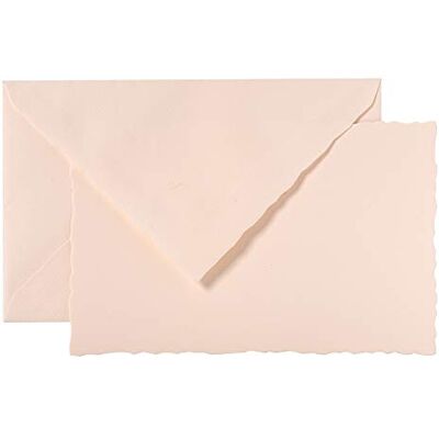 Clairefontaine Lalo – Juego de correspondencia «Colección de Paris» con 10 Sobres de 9,7 x 15,2 cm, 300 g, 10 sobres forrados con bordes dentados de 10 x 15,8 cm, color rosa Clairefontaine Lalo – Juego de correspondencia «Colección de Paris» con 10 Sobres de 9,7 x 15,2 cm, 300 g, 10 sobres forrados con bordes dentados de 10 x 15,8 cm, color rosa