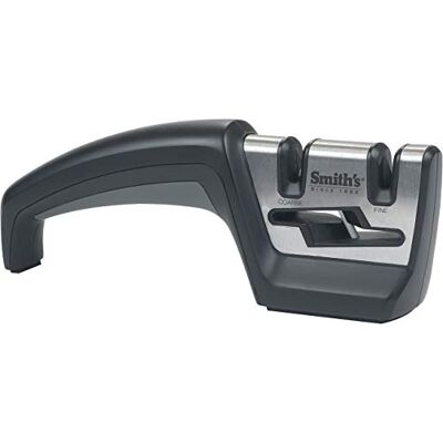 Smith's Deluxe Pull-Thru Knife & Scissor Sharpener, Left and Right Hand Smith's Deluxe Pull-Thru Knife & Scissor Sharpener, Left and Right Hand