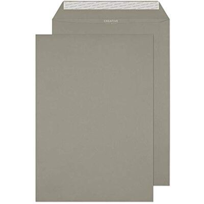 Blake Colour sobres grises C4 (32.4 x 22.9cm) 250 unidades 120 g/m² certifcado FSC y sostenible tira autoadhesiva sobres para invitaciones y manualidades modelo P Blake Colour sobres grises C4 (32.4 x 22.9cm) 250 unidades 120 g/m² certifcado FSC y sostenible tira autoadhesiva sobres para invitaciones y manualidades modelo P