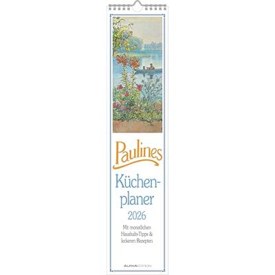 Alpha Planificador de cocina 2026 de Paulines – Planificador de rayas de 11,3 x 49,5 cm – Calendario de pared con vista mensual – Con numerosos consejos y trucos para cocina... Consejos para Alpha Planificador de cocina 2026 de Paulines – Planificador de rayas de 11,3 x 49,5 cm – Calendario de pared con vista mensual – Con numerosos consejos y trucos para cocina... Consejos para